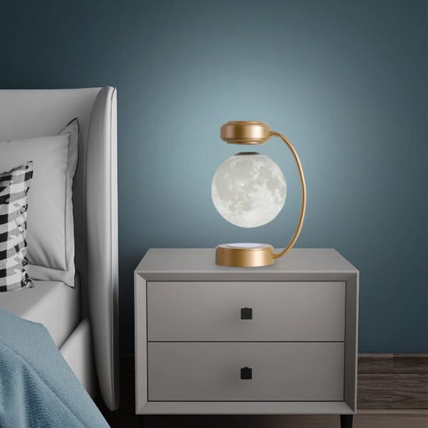 1615395542333.jpg 3D LED Moon Night Light Wireless Magnetic Levitating Rotating Floating Ball Lamp For School Office Bookshop Home Decoration