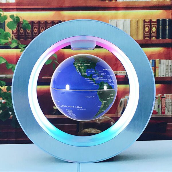 1623206462920.jpg Round LED World Map Floating Globe Magnetic Levitation Light Anti Gravity Magic