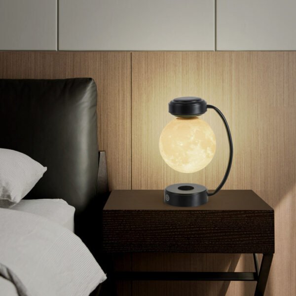 2301460954712.jpg 3D LED Moon Night Light Wireless Magnetic Levitating Rotating Floating Ball Lamp For School Office Bookshop Home Decoration
