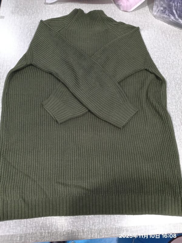 Women's Turtleneck Sweater Dress – Long Sleeve Winter Knit