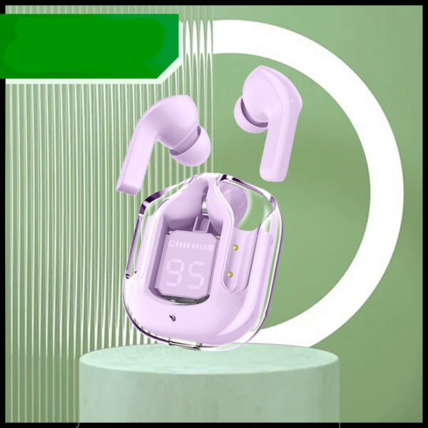 361bcbf3-1790-463a-998b-1be12b99ce7d.jpg New Mini Transparent Wireless Bluetooth Headset Digital Display ENC Noise Reduction True Wireless Sports Music