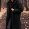 Elegant Long Coat Woman Ladies