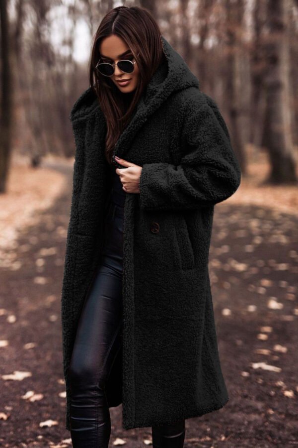 Elegant Long Coat Woman Ladies