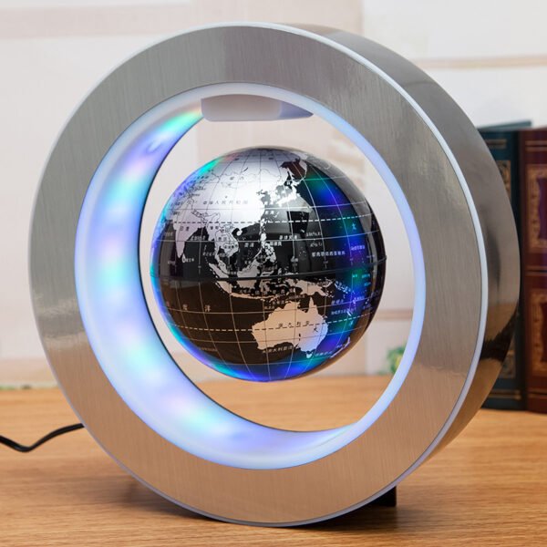 784729240695.jpg Round LED World Map Floating Globe Magnetic Levitation Light Anti Gravity Magic