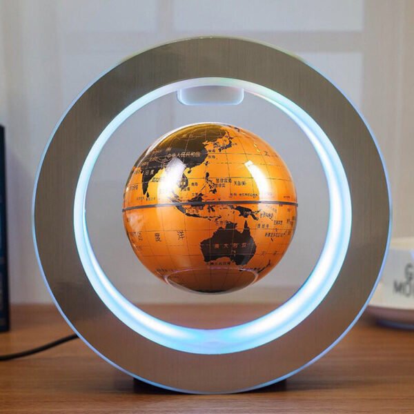 797400698055.jpg Round LED World Map Floating Globe Magnetic Levitation Light Anti Gravity Magic