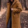 Elegant Long Coat Woman Ladies
